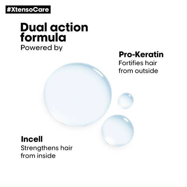 L'OREAL PROFESSIONNEL PARIS Xtenso Care Shampoo For Straightened Hair, 250 Ml