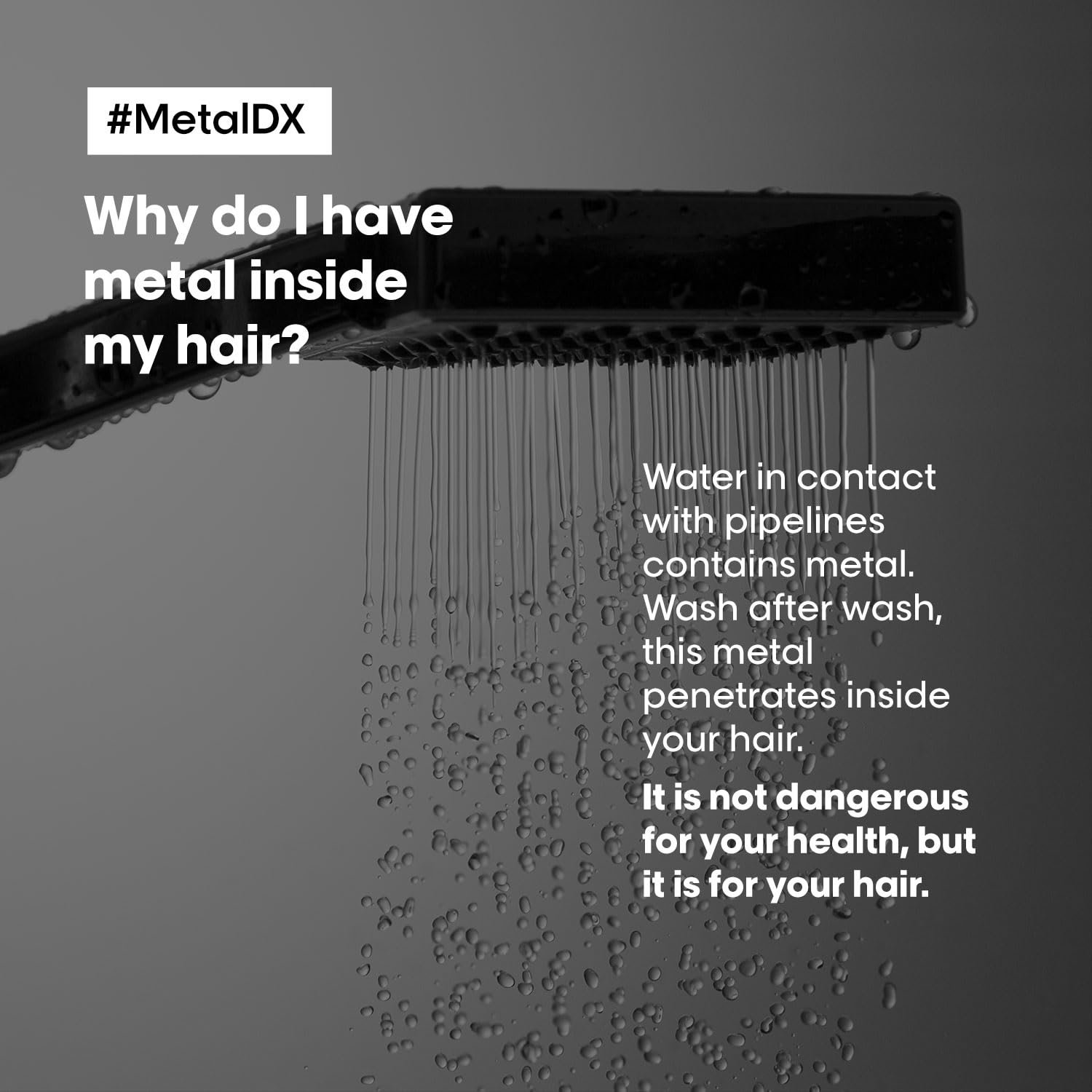 L'Oreal Professionnel Metal Dx Shampoo & Hair Mask Combo (300ml + 250gm) | Anti Metal & Sulfate Free Shampoo & Mask for Shinier Hair