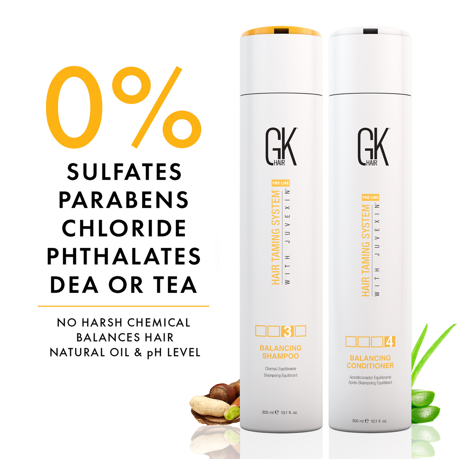 GK Hair Balancing Shampoo & Conditioner 300ml Set